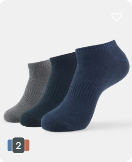 Compact Cotton soft 3pack size Elastic Show Sock With stay...