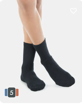 Compact Cotton Long Elastic Show Sock With stay...